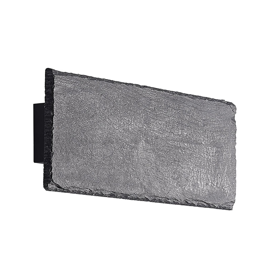 Applique murale LED Peetu en pierre, gris