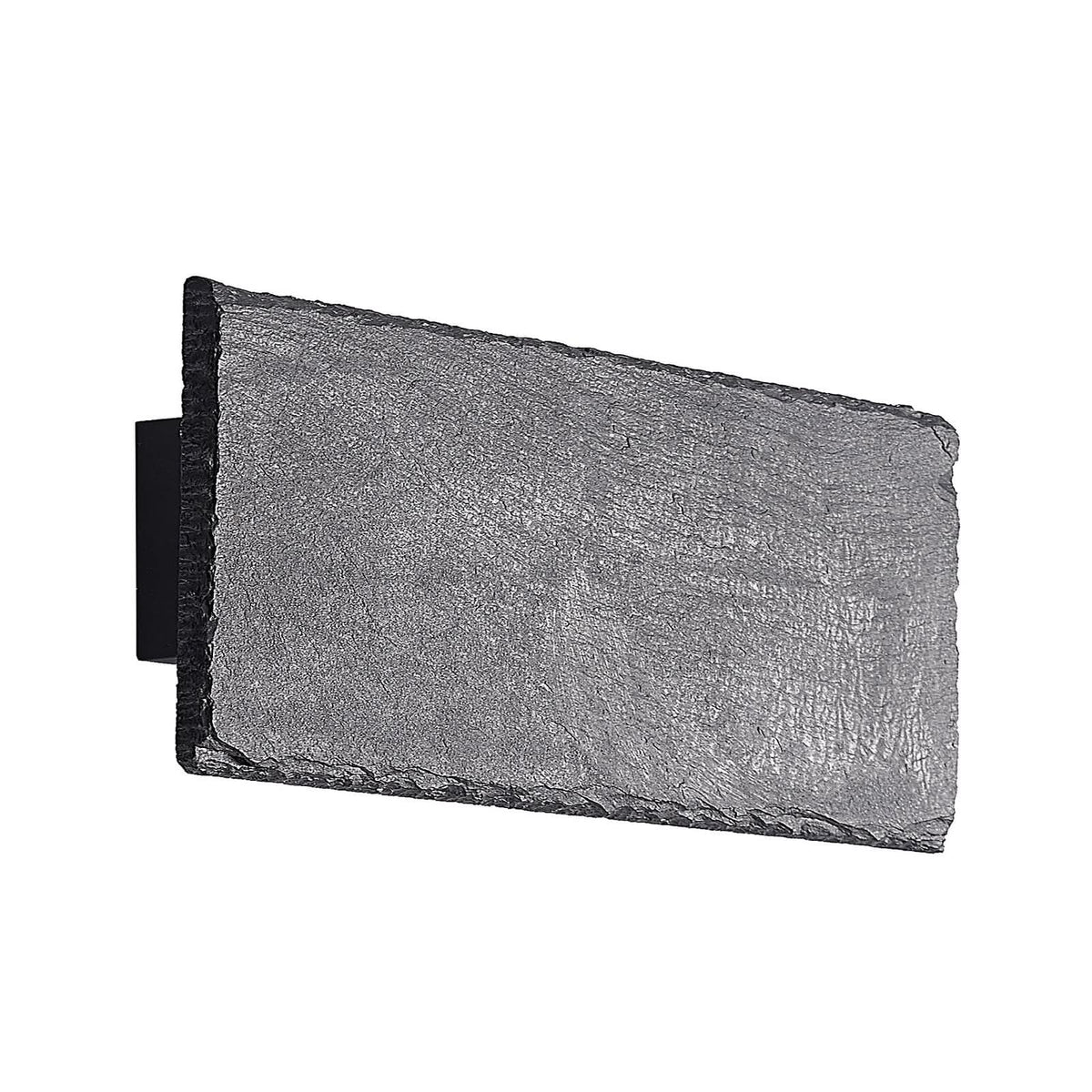 Applique murale LED Peetu en pierre, gris