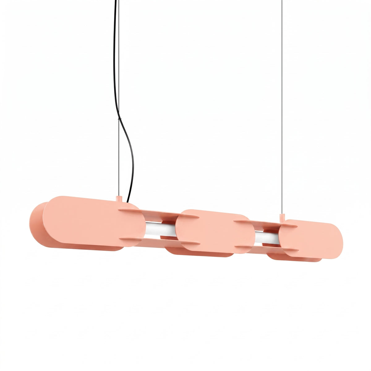Suspension CHAIN 91 brune LED 4000K Pêche