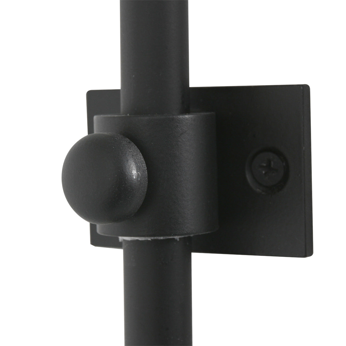 Applique murale arc noire à boule blanche Orbéa – vue 3 – Designix.fr