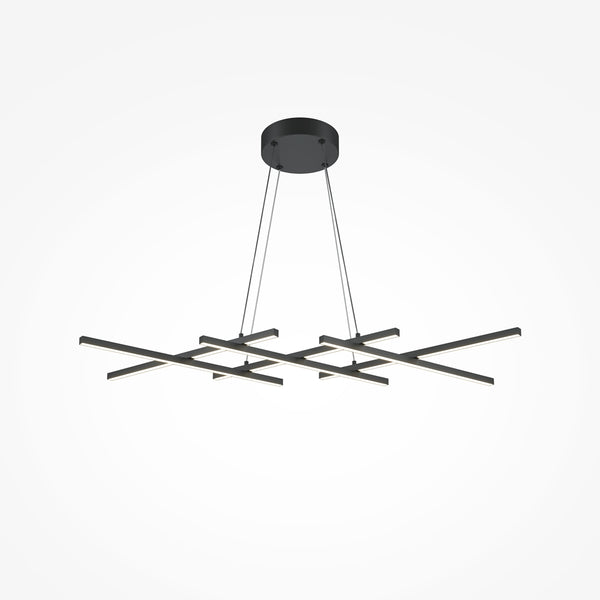 Halo Suspension luminaire noir