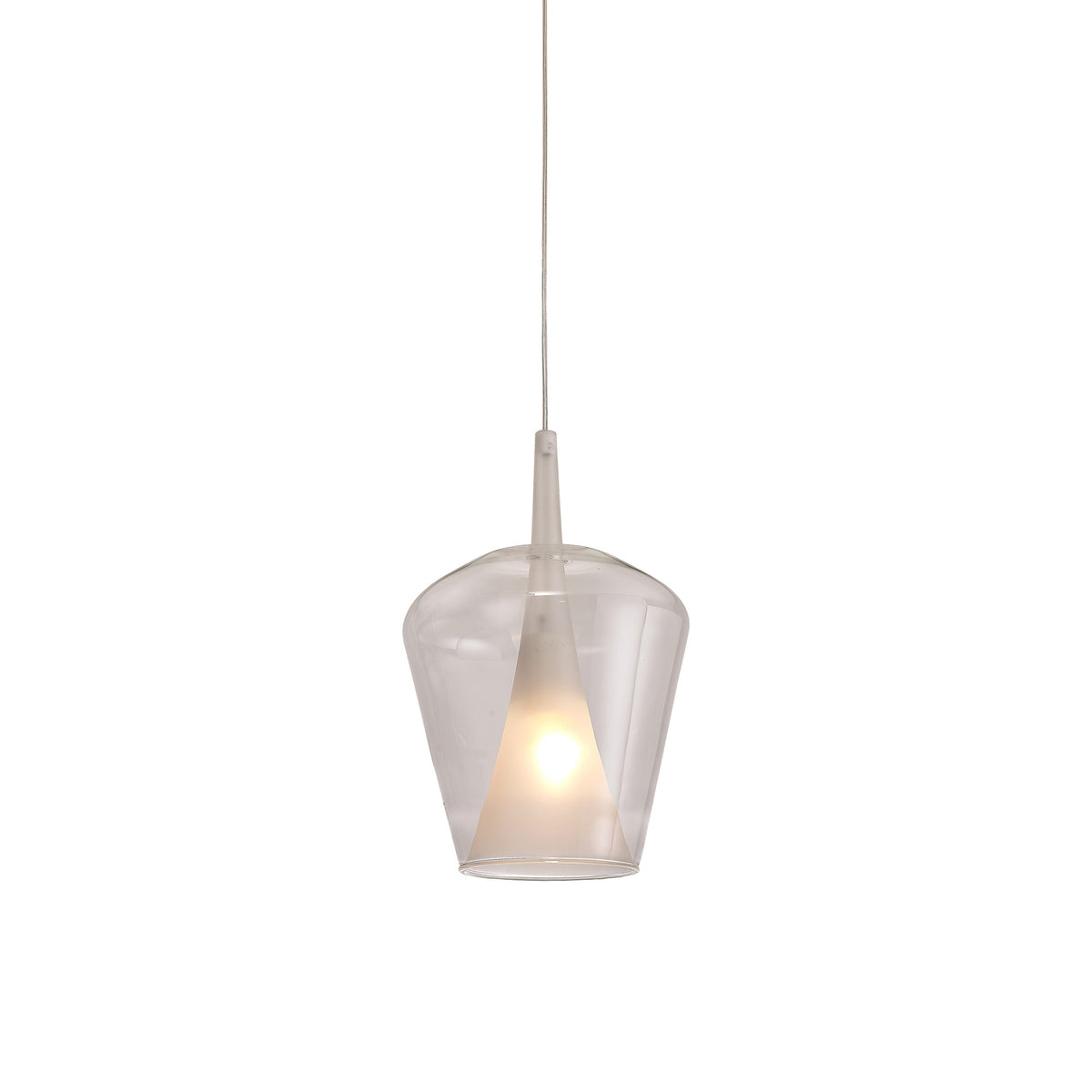 Suspension Elsa, verre, Ø 22,5 cm