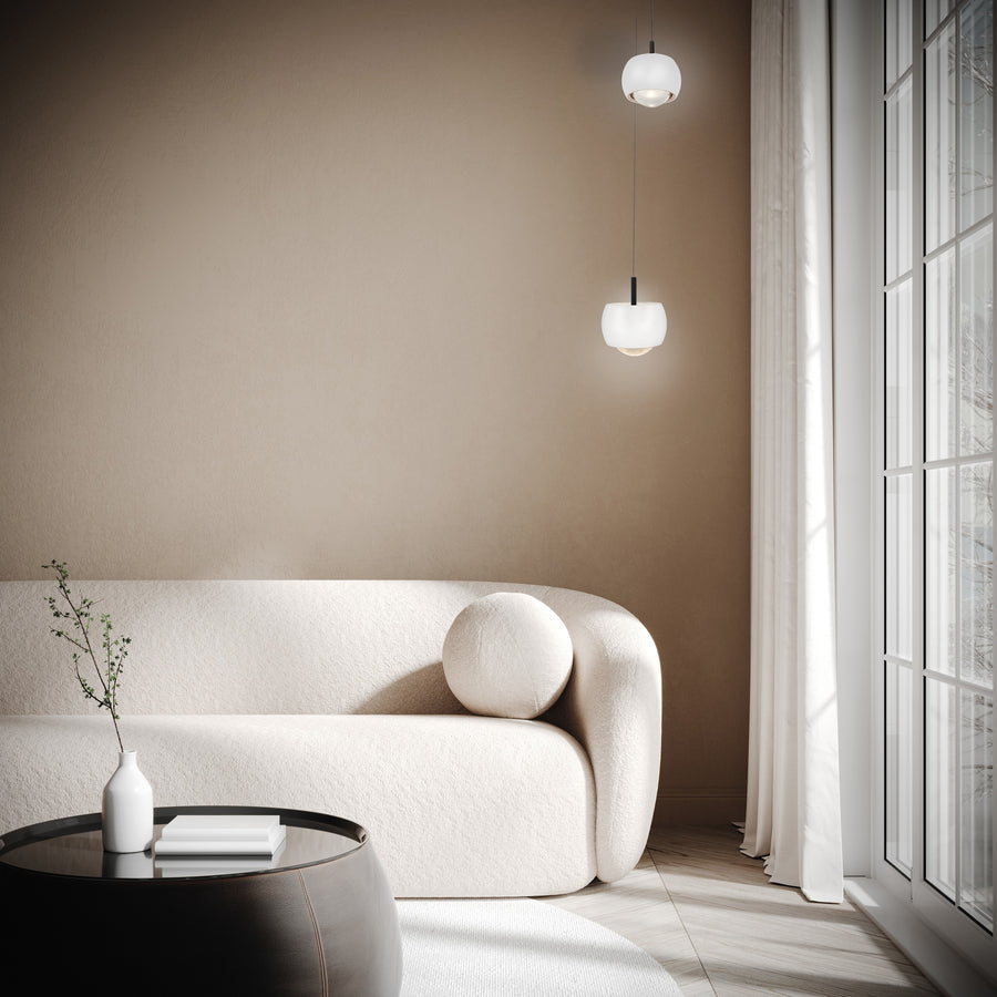 Suspension LED Roller, H 19 à 200 cm