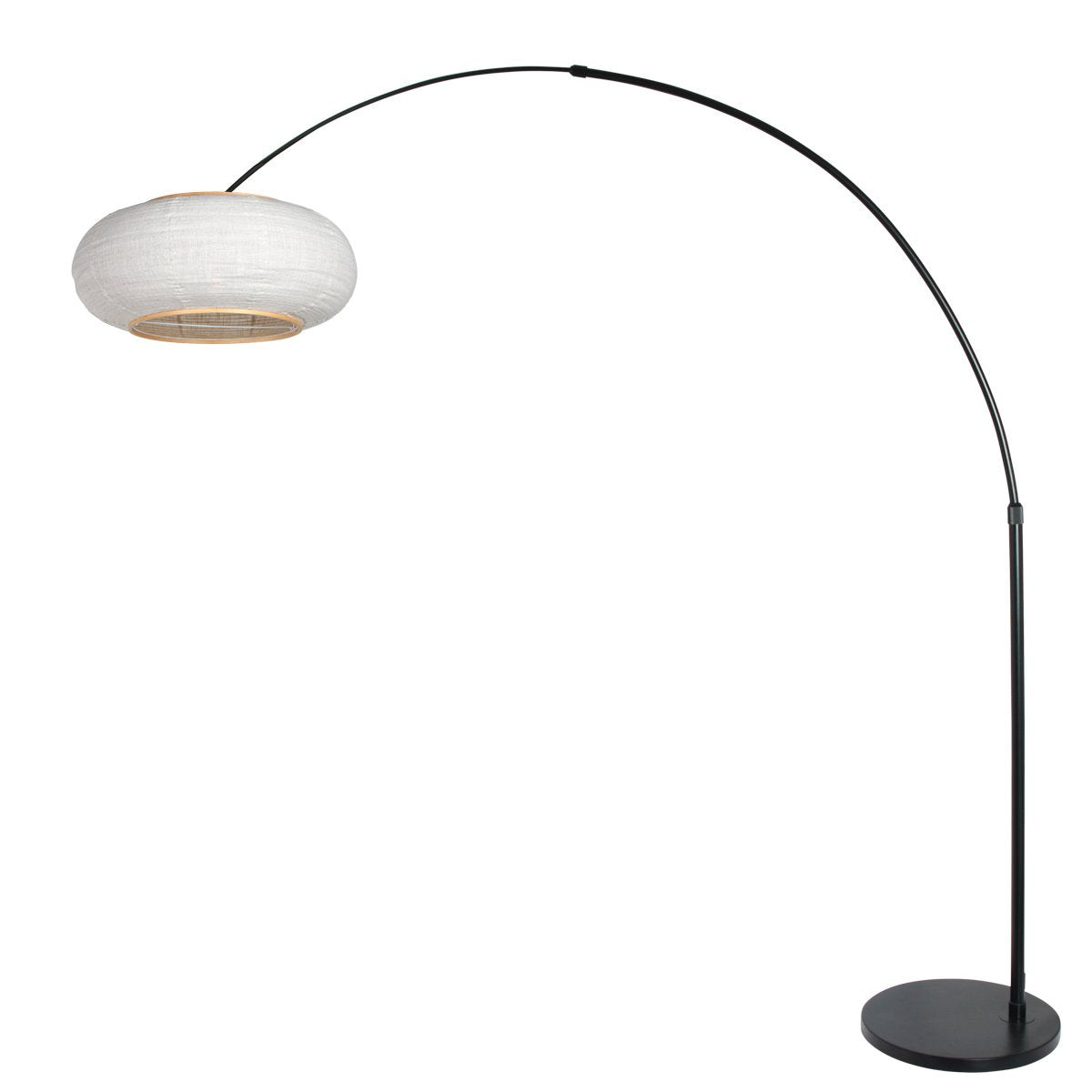 Lampadaire Silva-Alba noir
