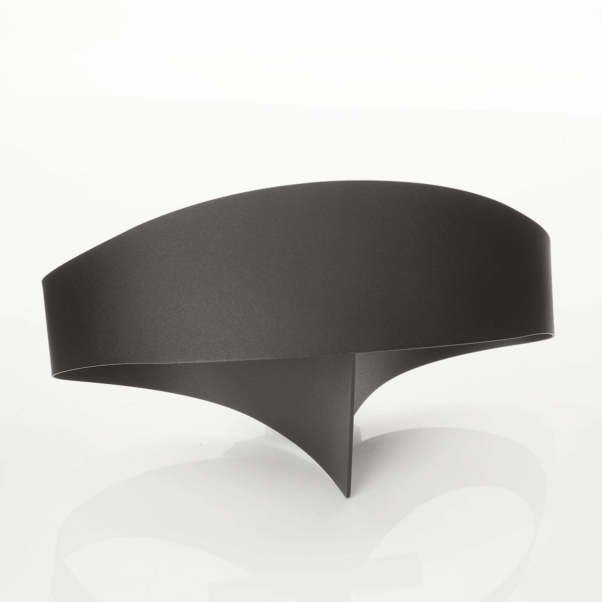 Applique murale Scudo en acier, noir, 2 lumières, hauteur 16 cm