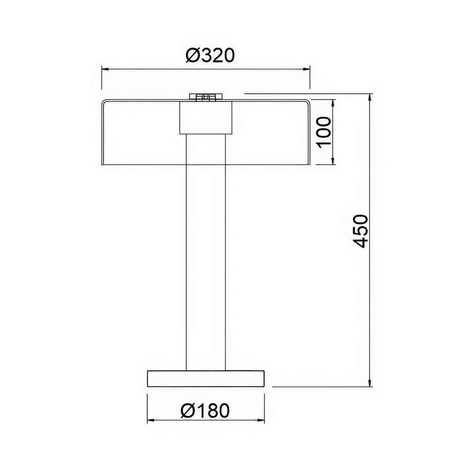 Lampe à poser Gin, Ø 32 cm