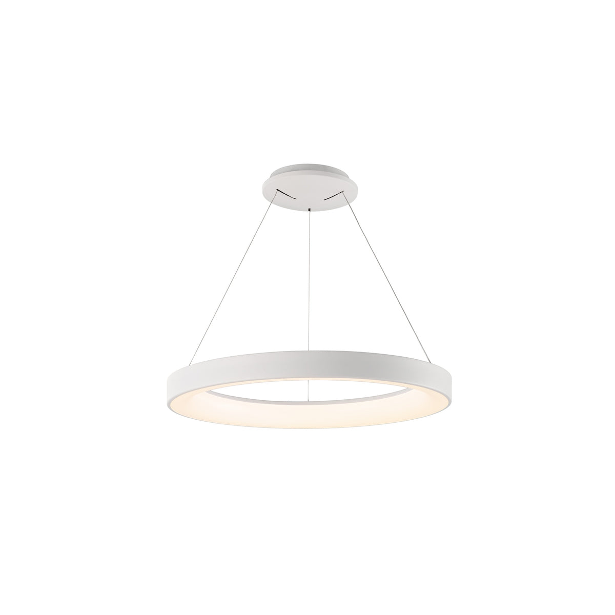 Suspension LED Niseko II avec télécommande, Ø 50 cm