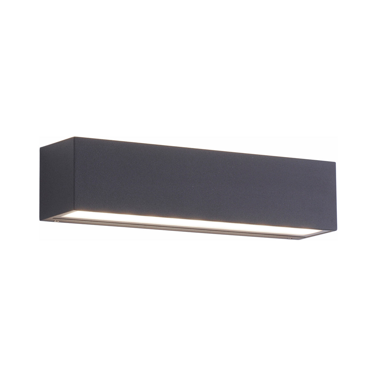 Applique murale Robert anthracite, verre, P 25 cm