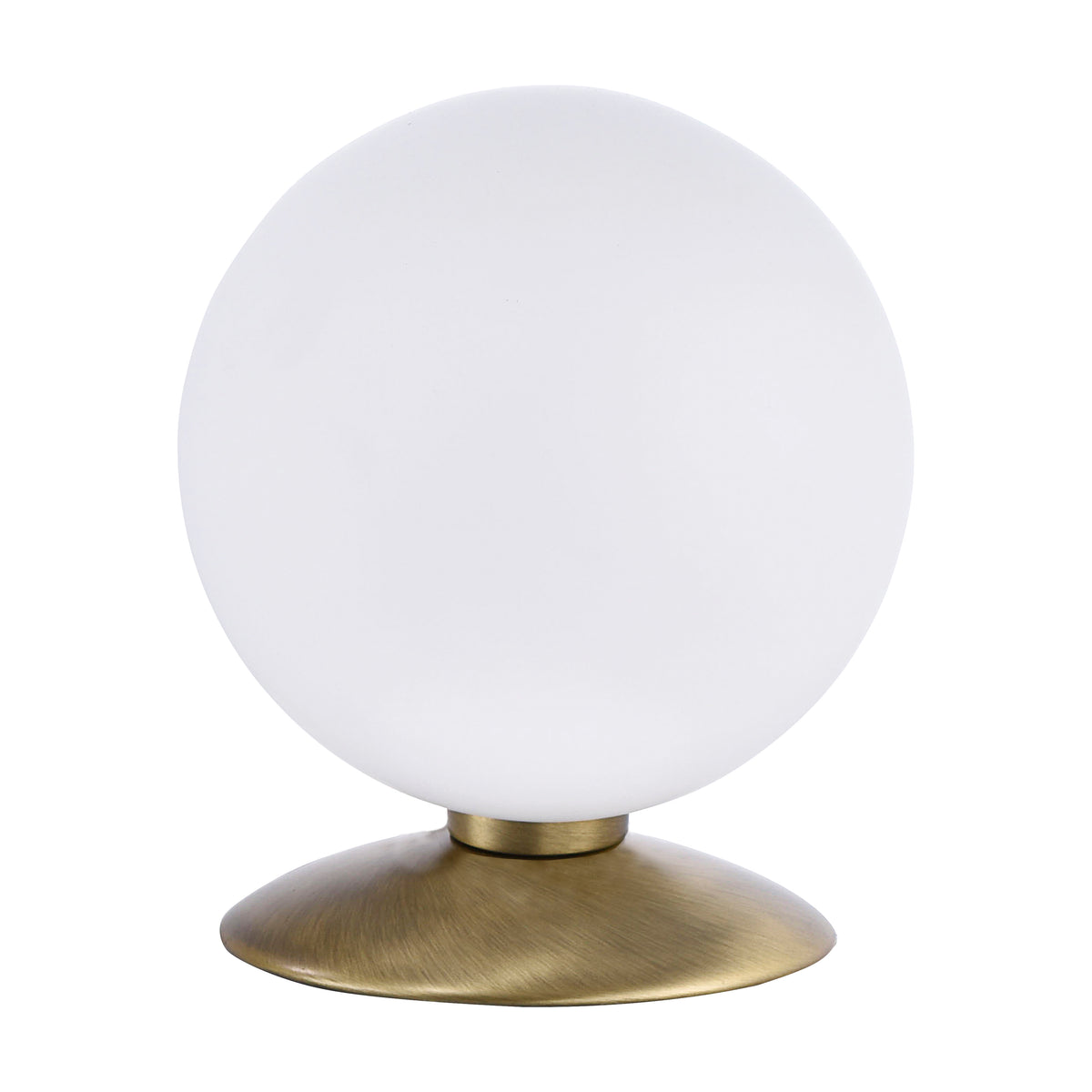 Lampe à poser Bubba laiton vieilli, verre