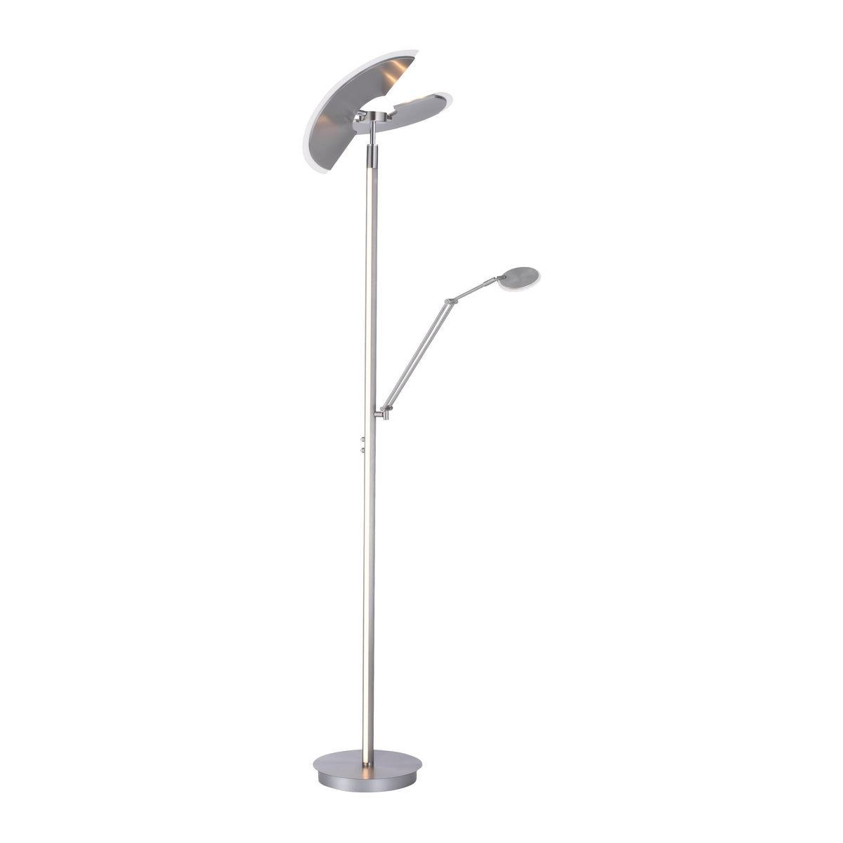Lampadaire Pure-Mutil argenté