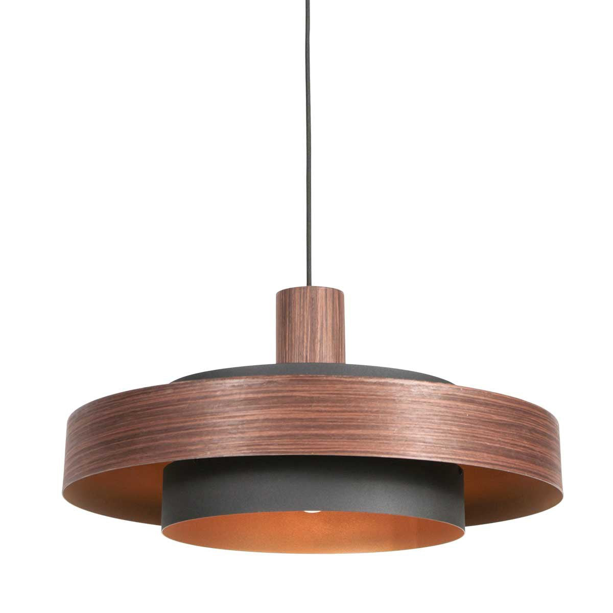 Suspension luminaire Flinter marron
