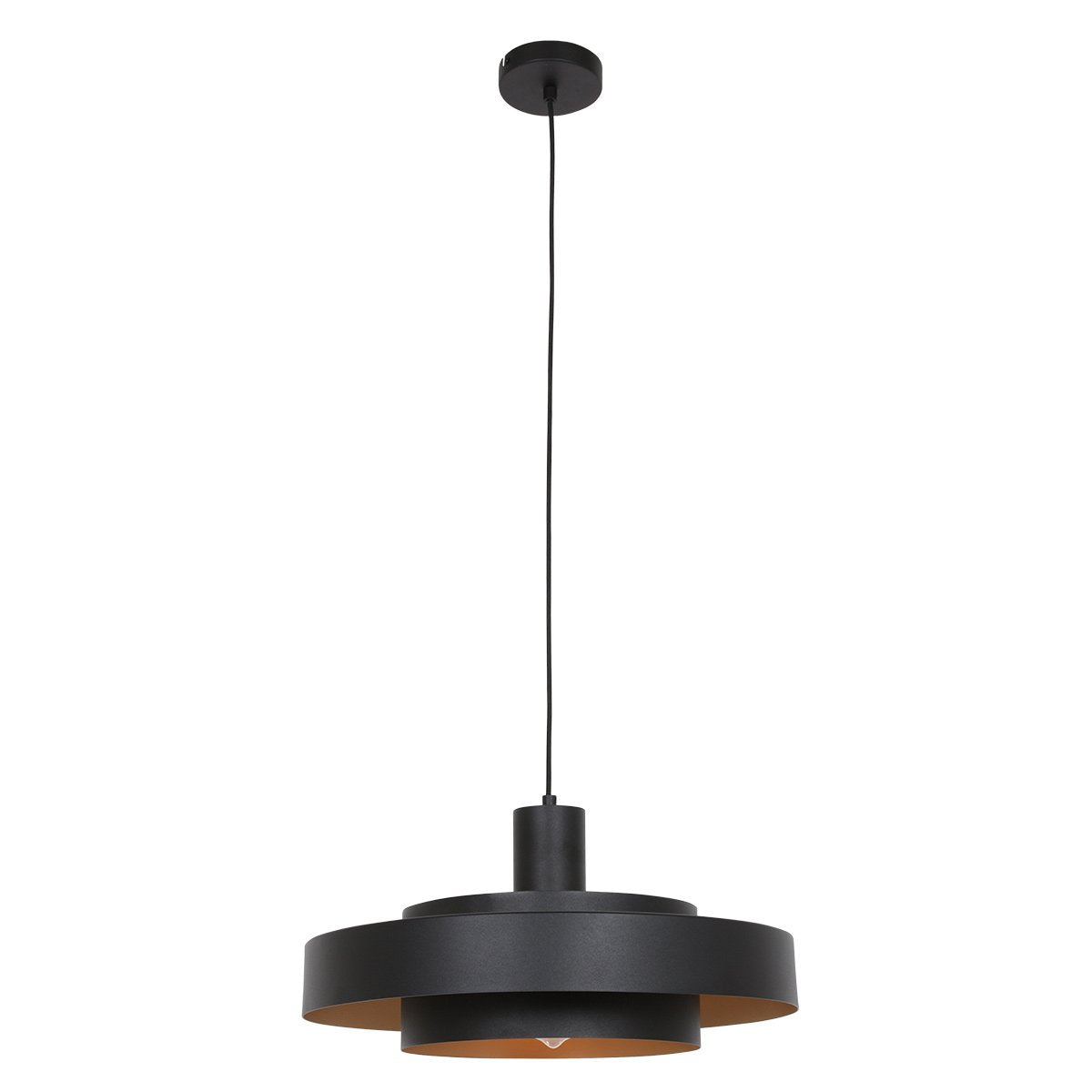Suspension luminaire Flinter noir