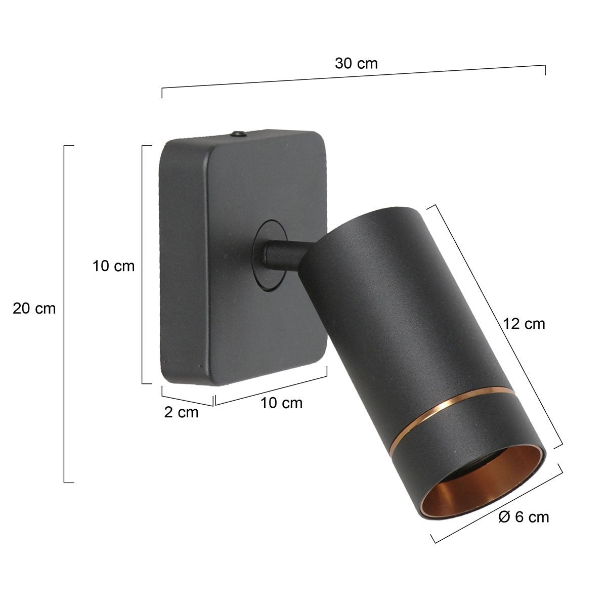 Spot Downlume noir