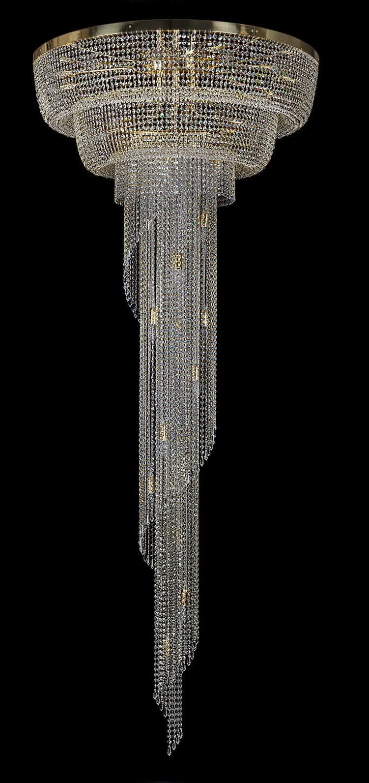Suspension spirale en cristal L431CLN