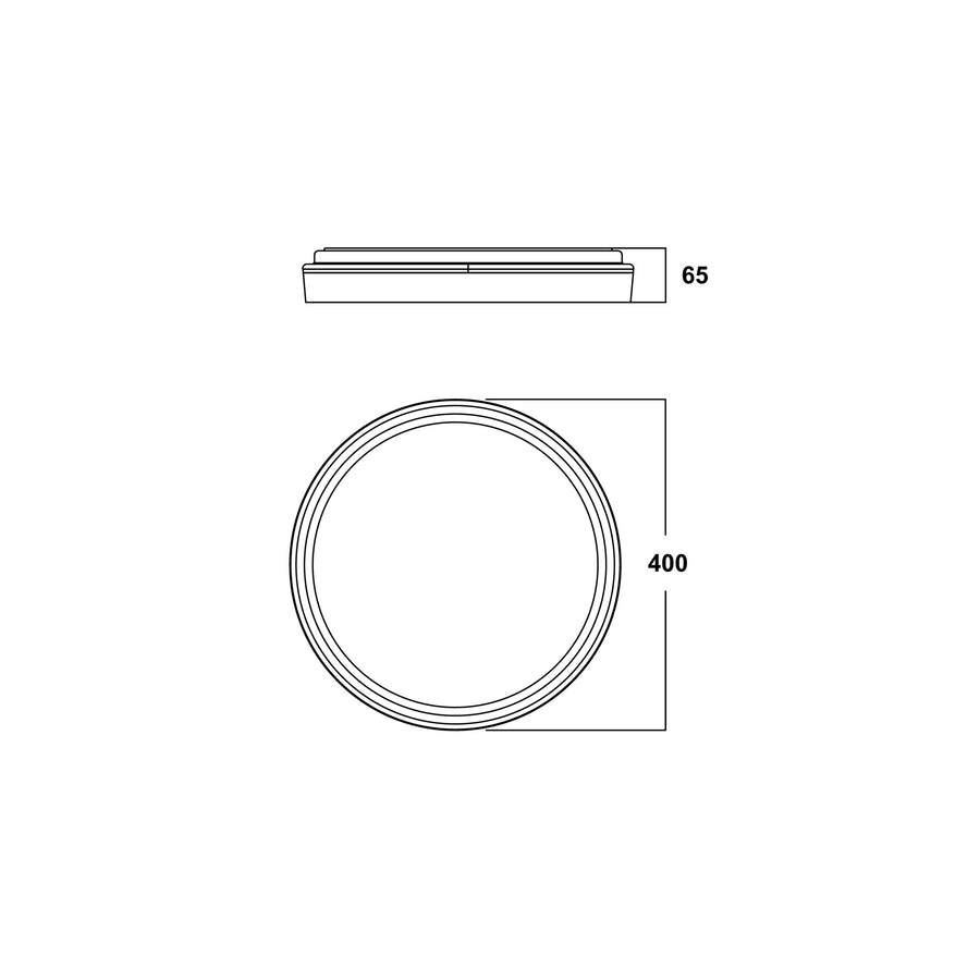 Plafonnier LED Verona avec télécommande