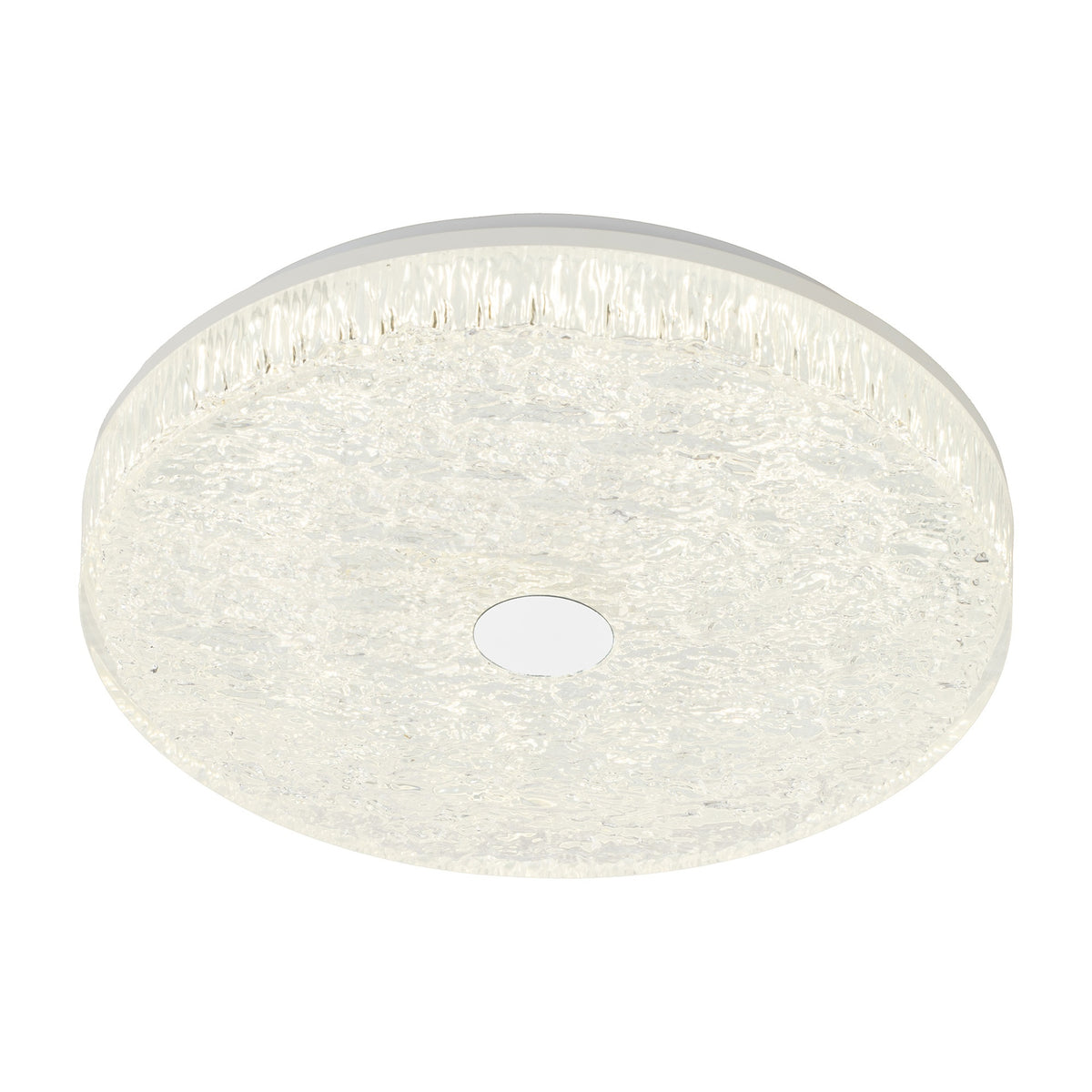 Plafonnier LED Frozen avec télécommande blanc, Ø 48 cm
