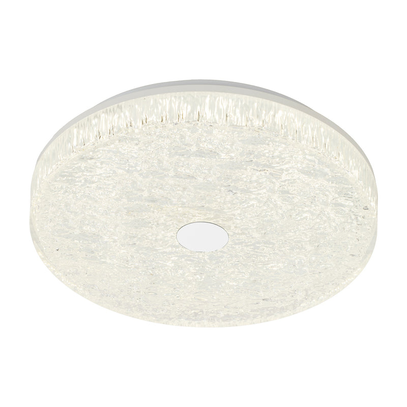 Plafonnier LED Frozen avec télécommande blanc, Ø 48 cm