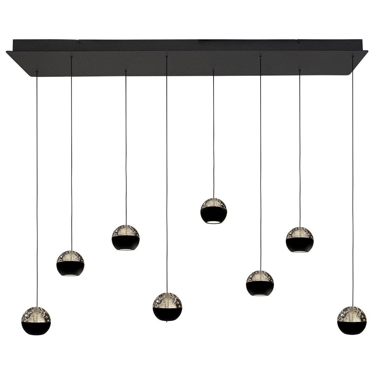 Suspension luminaire Belluno noir
