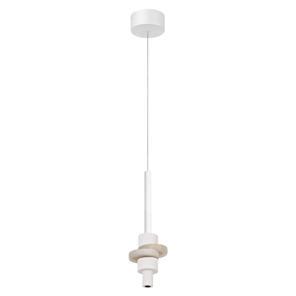 Suspension LED Betty, albâtre