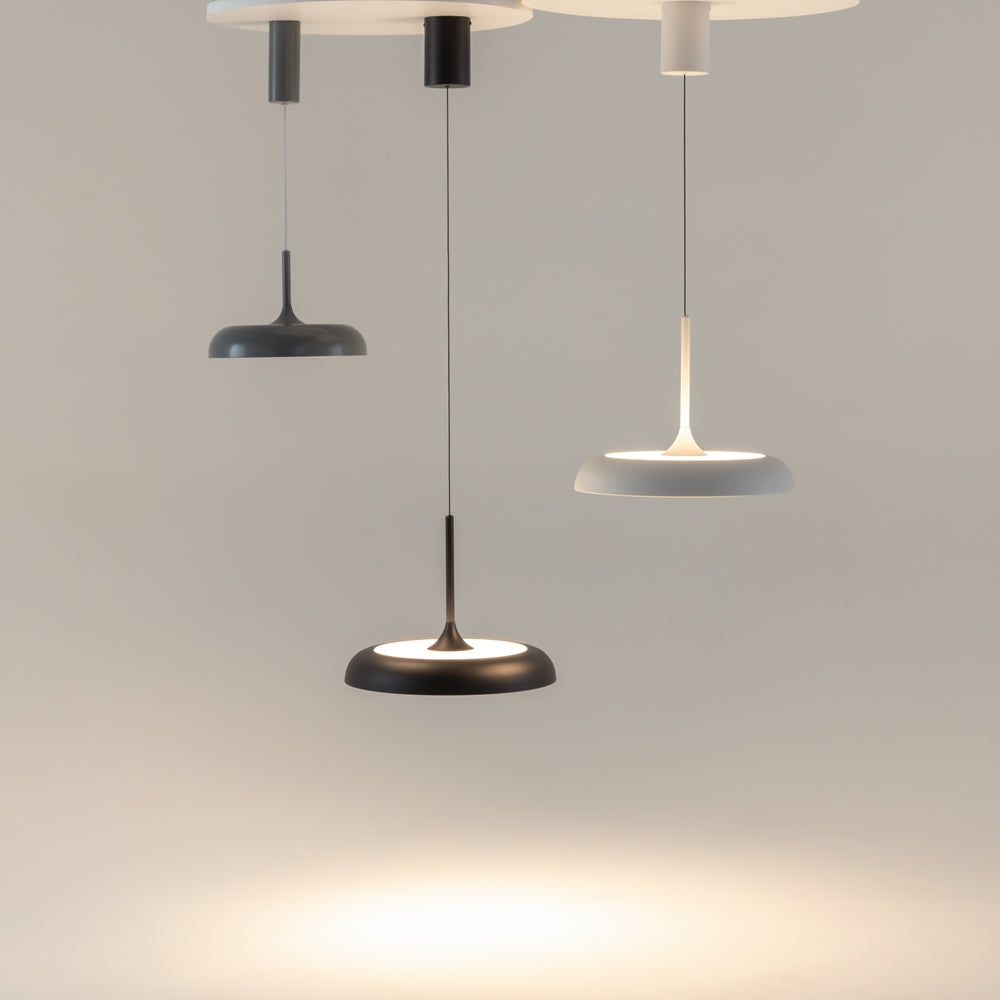 Gerhard Suspension luminaire gris