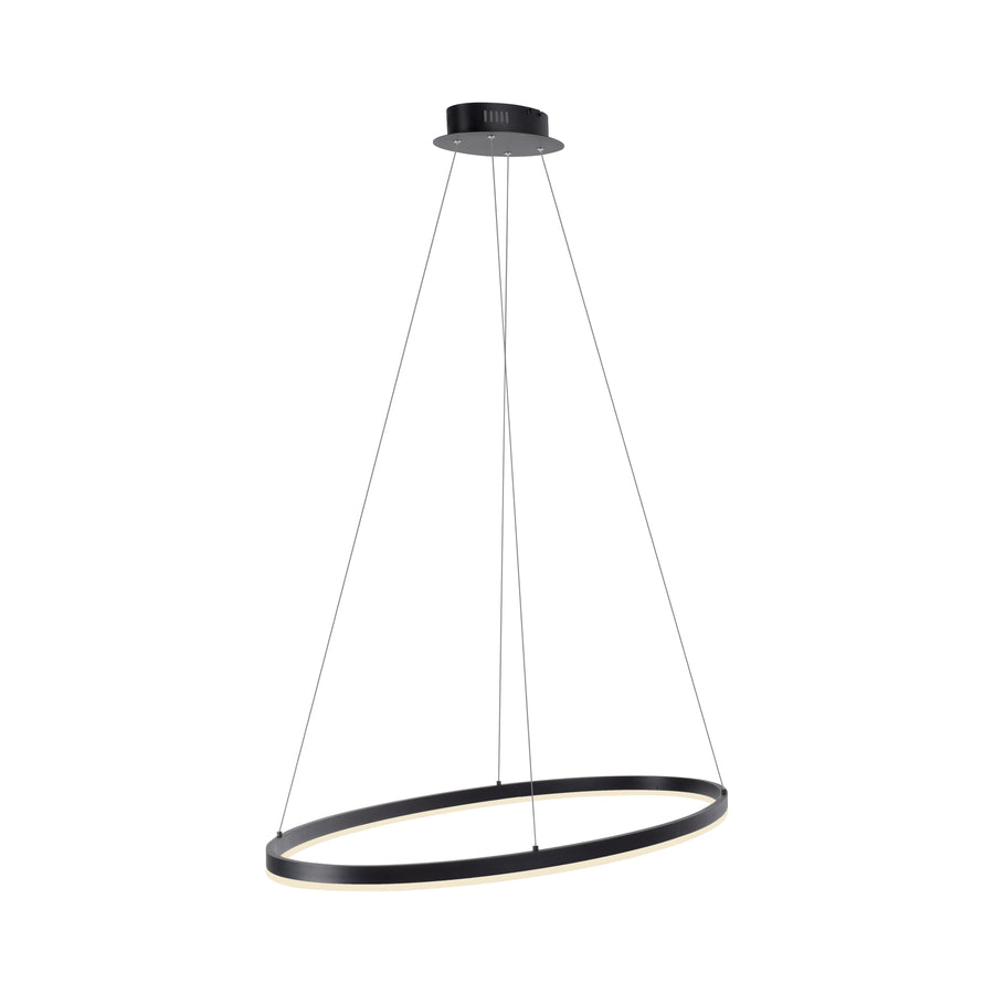 Suspension Titus anthracite, L 39 cm