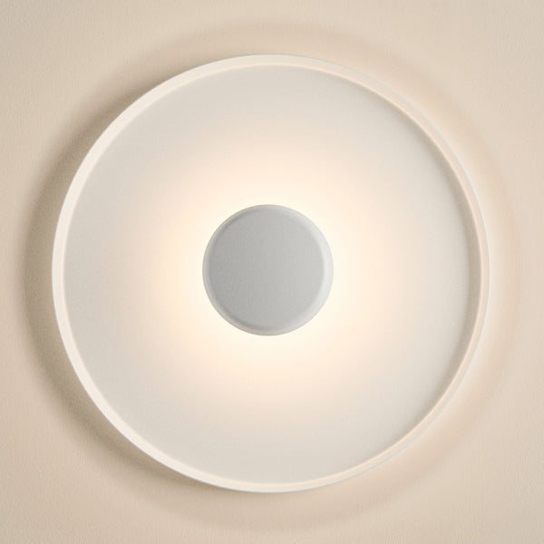 Applique murale LED Top en aluminium, blanc, Ø 60 cm