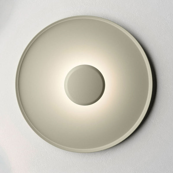Applique murale LED Top en aluminium, vert, Ø 60 cm