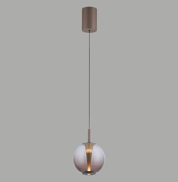Suspension Pure Infinity marron, verre