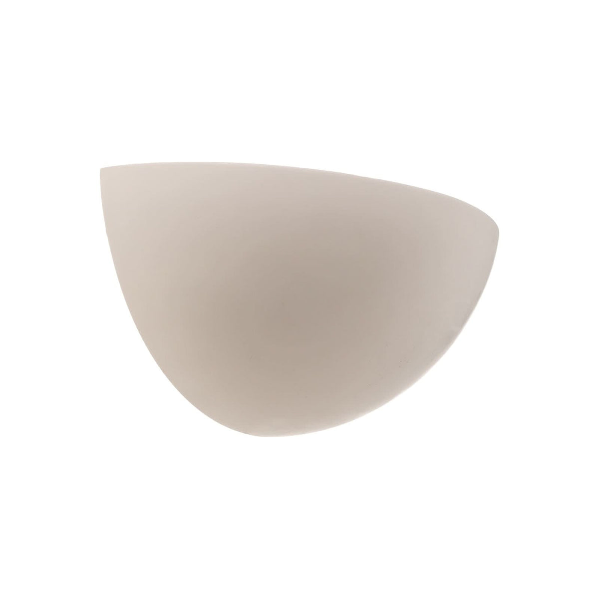 Applique murale Pascali en plâtre, blanc, hauteur 13 cm