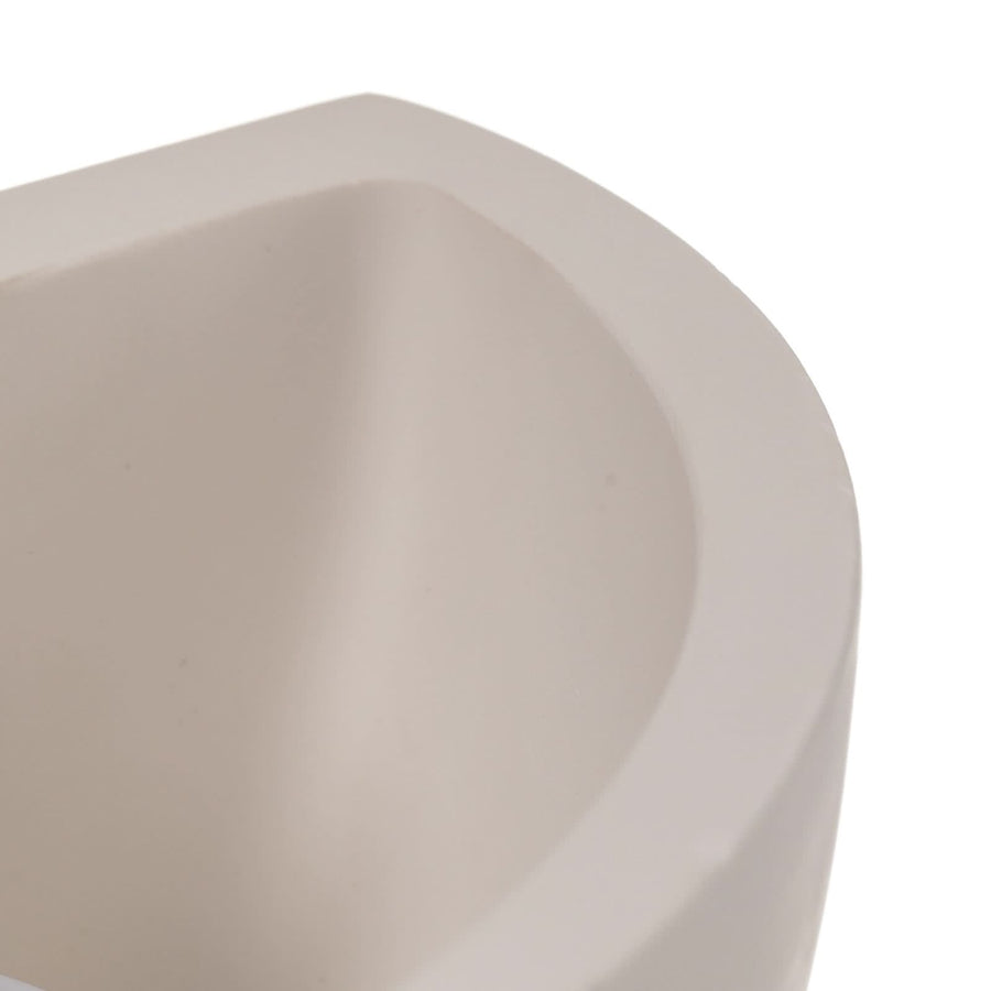 Applique murale Pascali en plâtre, blanc, hauteur 13 cm