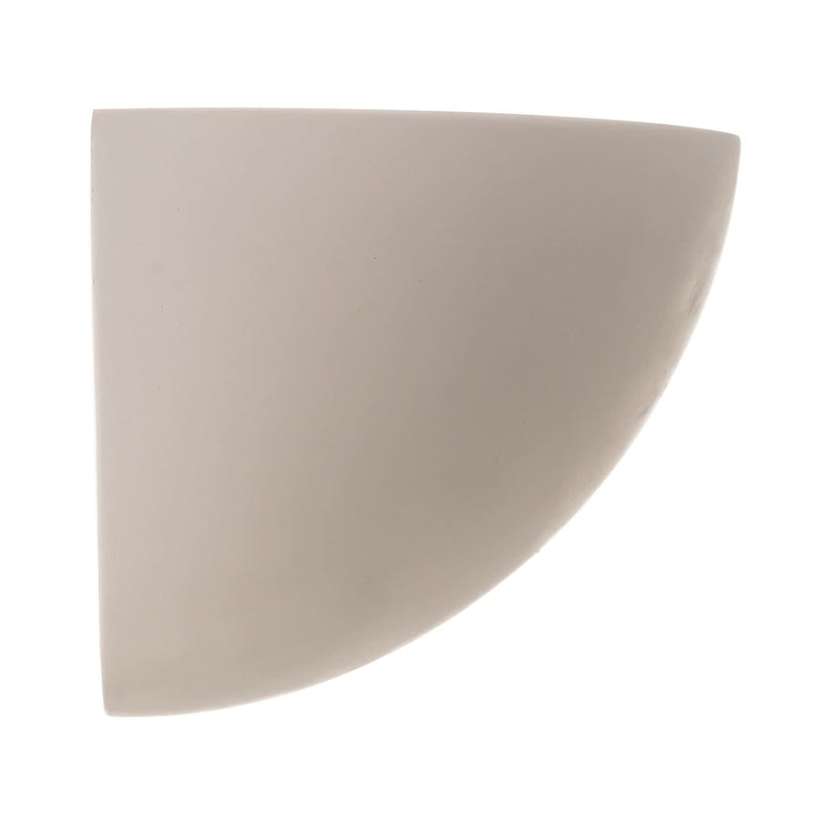 Applique murale Pascali en plâtre, blanc, hauteur 13 cm