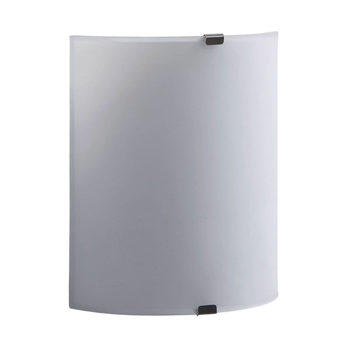 Applique murale LED Helmi en verre, transparent satiné, hauteur 21 cm