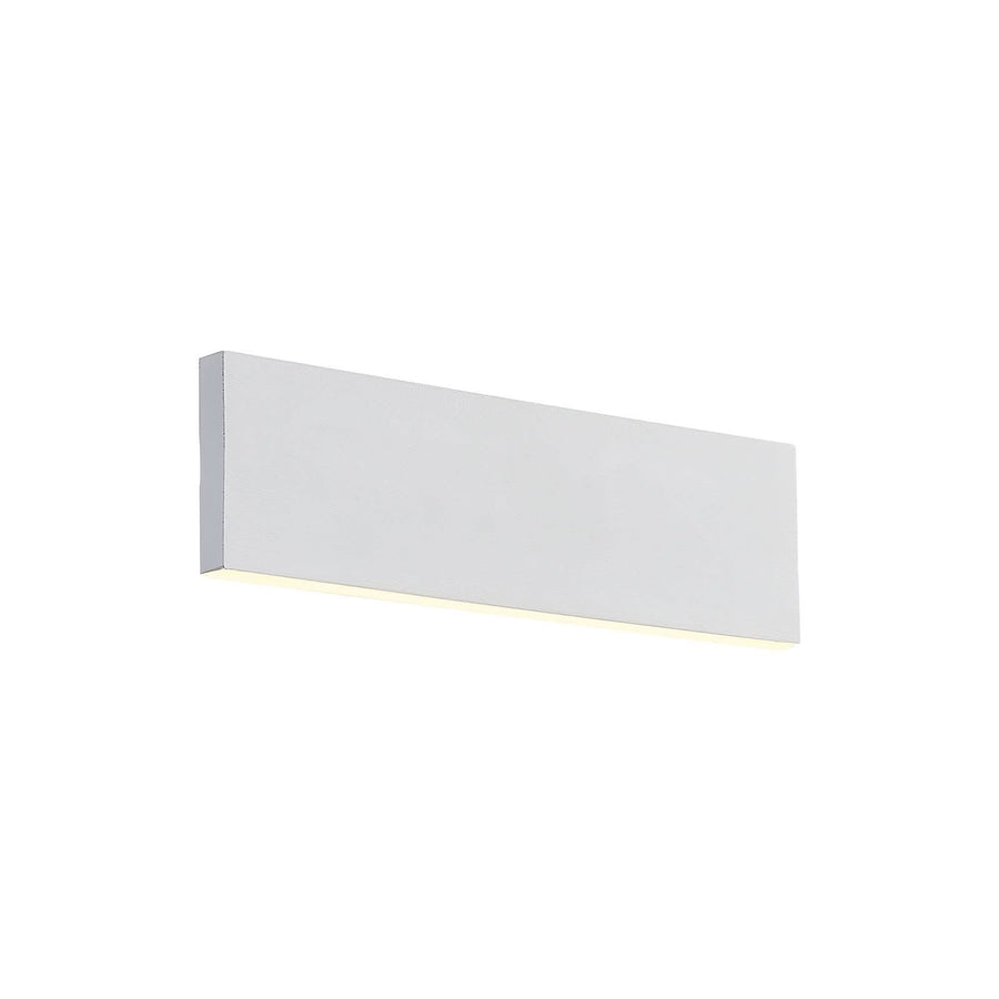 Applique murale LED Ignazia en acier, blanc, hauteur 8 cm, 3000 K, 12 W