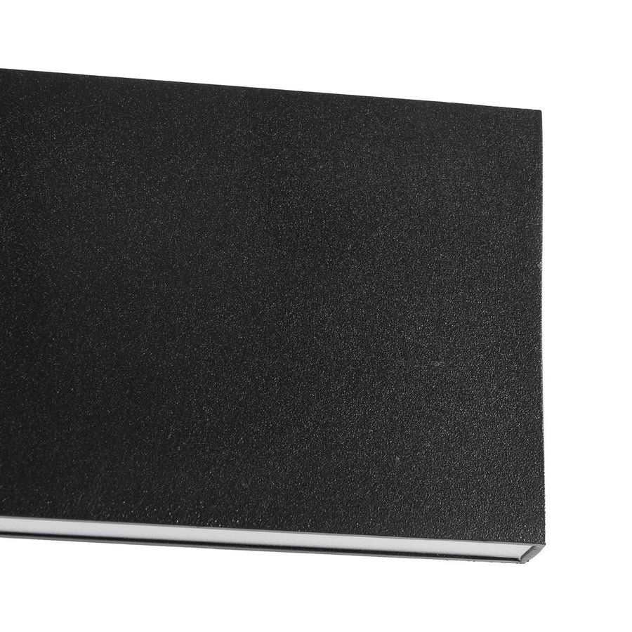 Applique murale LED Ignazia en acier, noir, hauteur 8 cm, 3000 K, 12 W