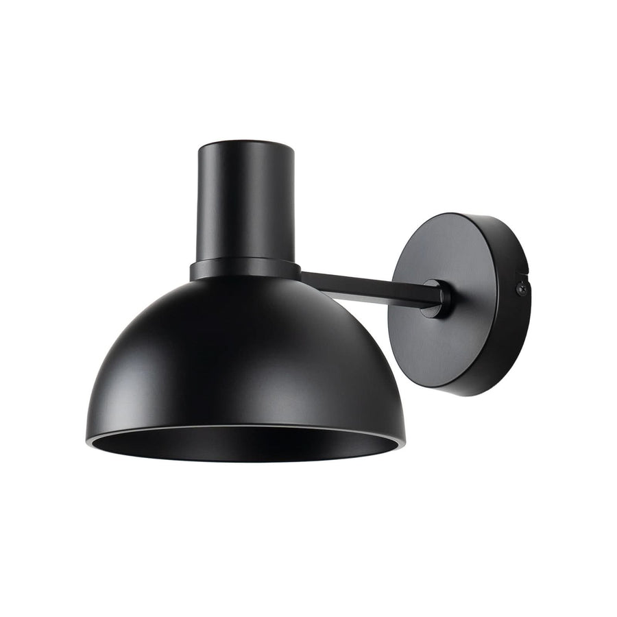 Applique murale Mostrid en métal, noir mat, hauteur 19,3 cm