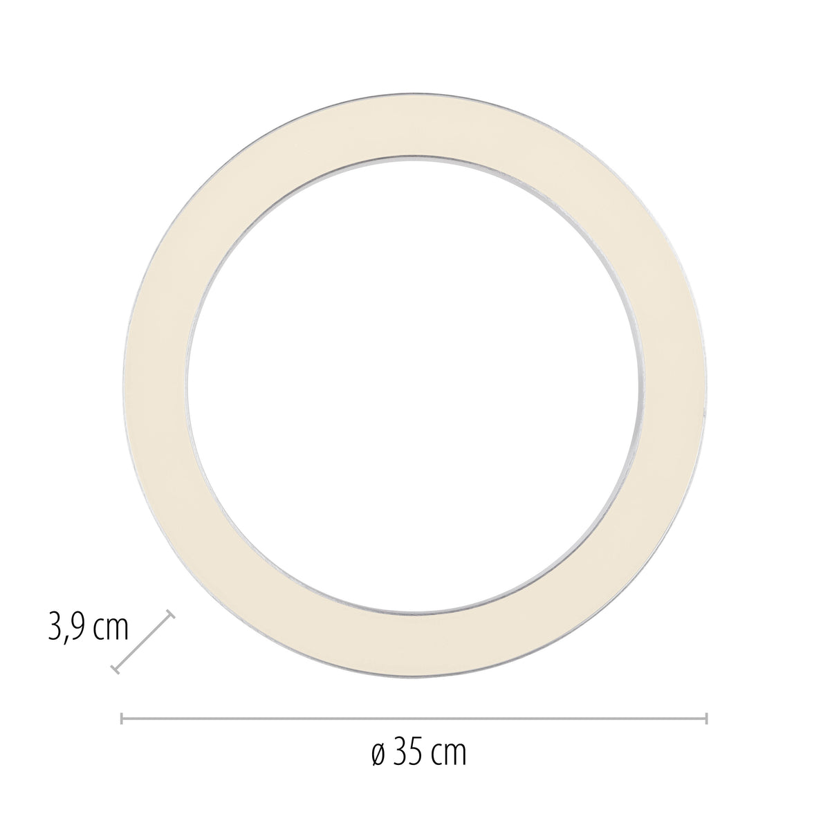Plafonnier Pure Lines Round acier