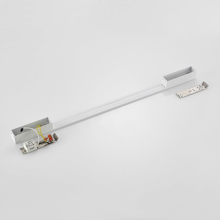 Applique murale LED Ivano en aluminium, blanc, hauteur 91 cm