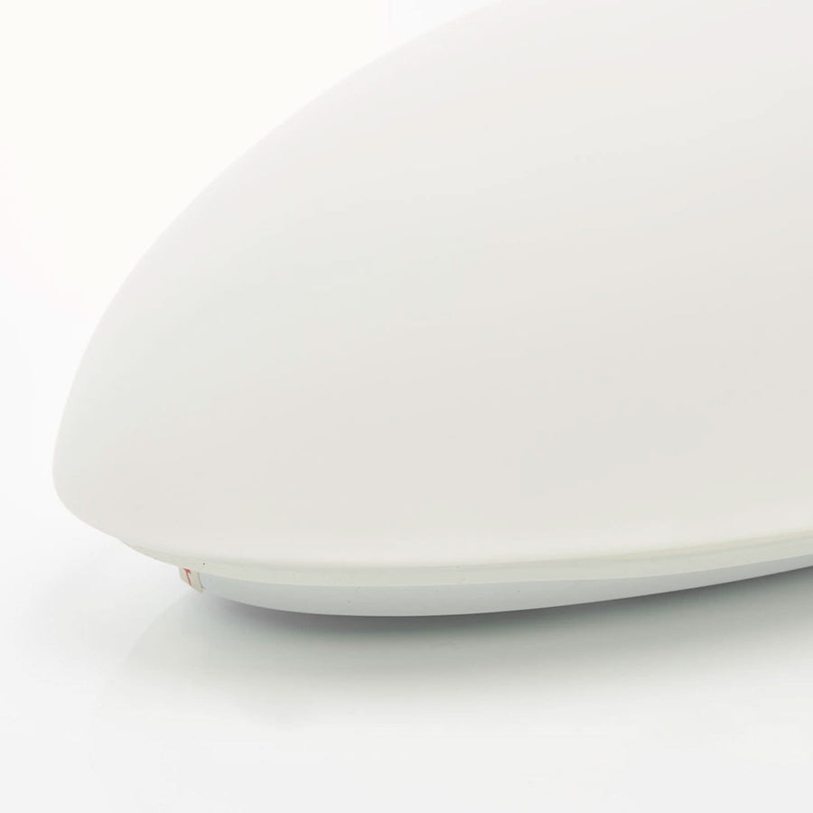Applique murale Jemima en verre, blanc, hauteur 24 cm