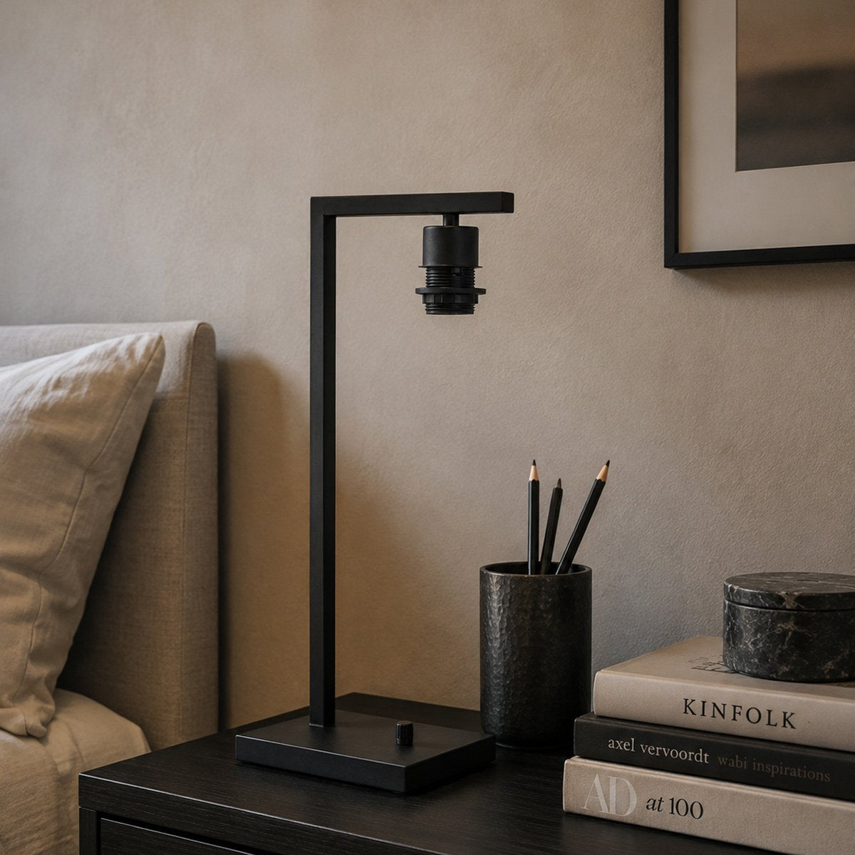 Lampe à poser Stang noir