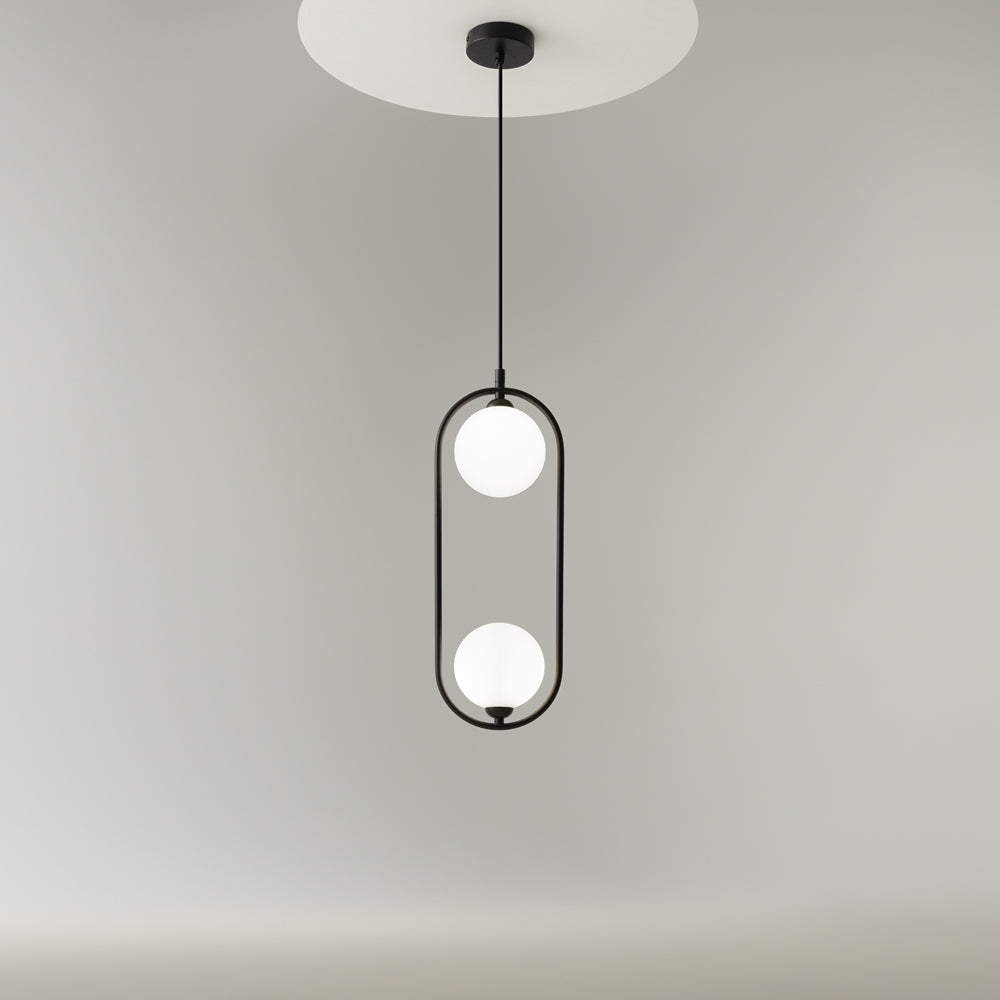 Ring Suspension luminaire noir