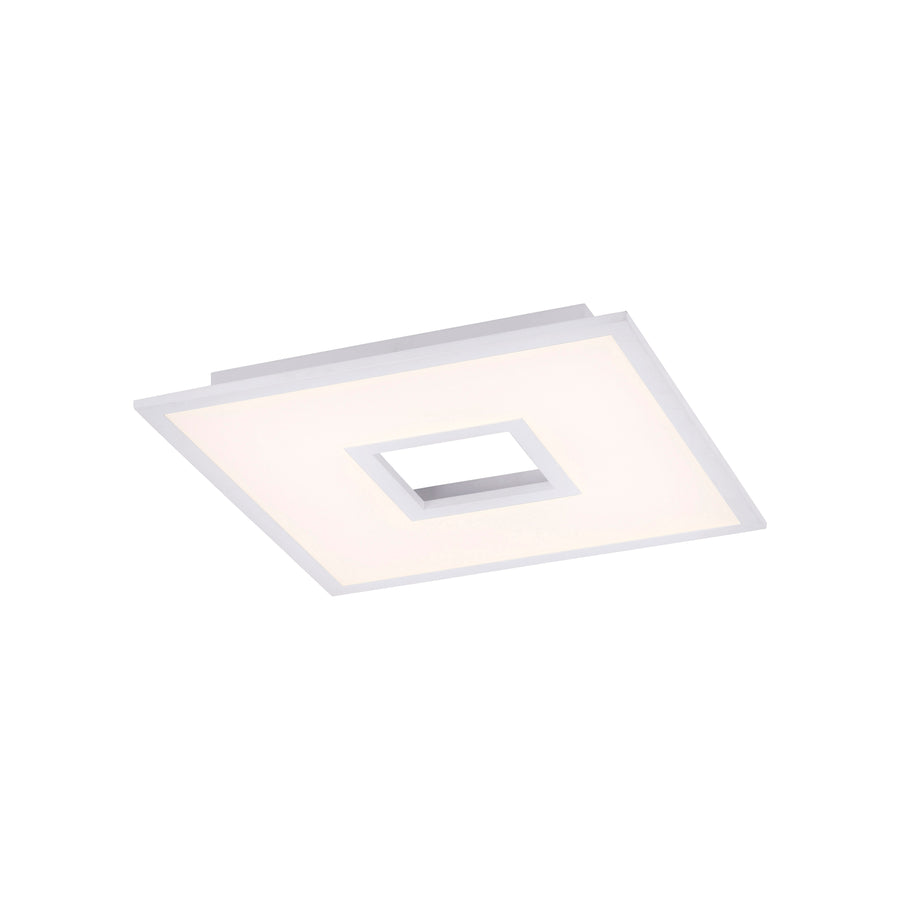 Plafonnier Recess blanc, L 45 cm