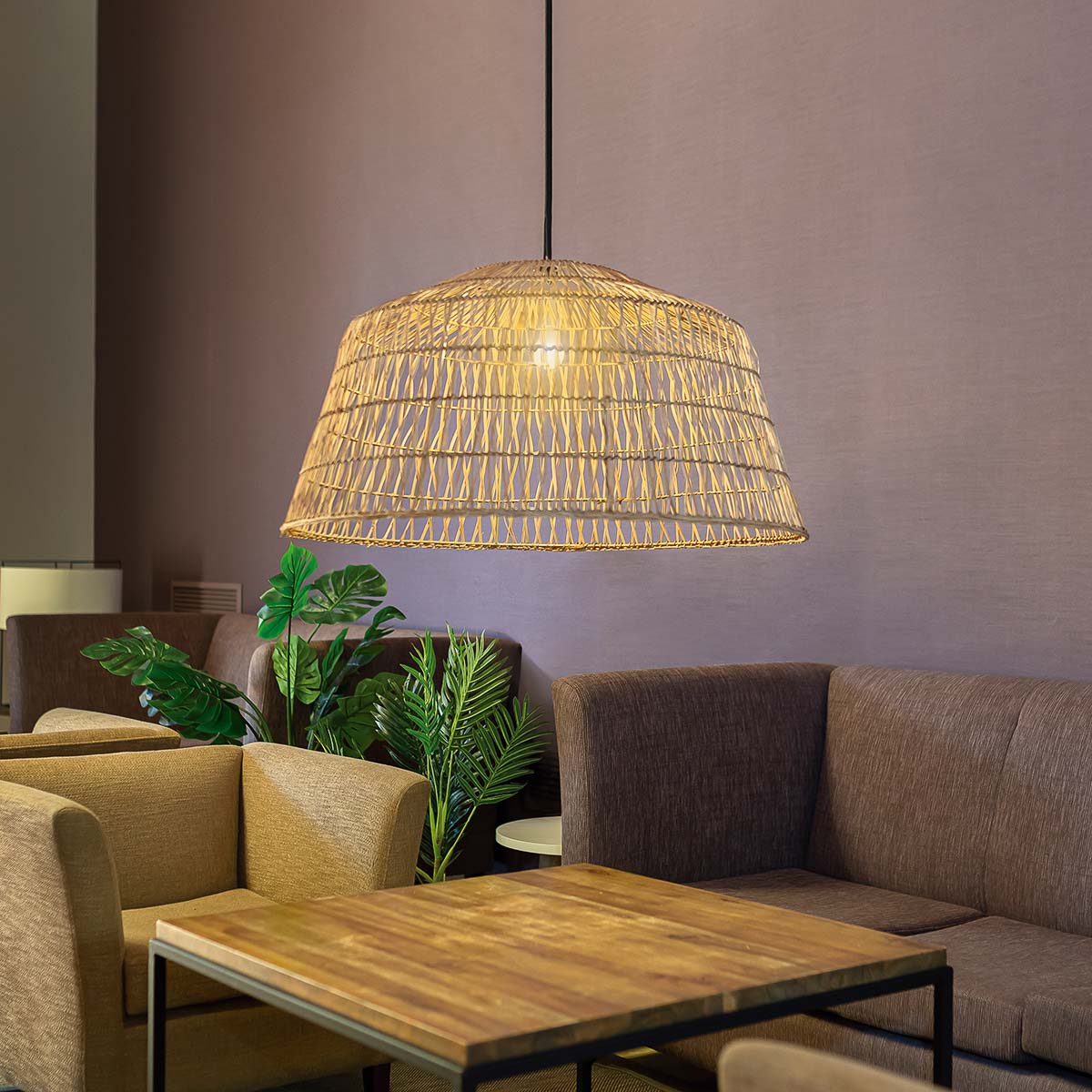 Suspension Amalfi 80 Hang en fibres naturelles