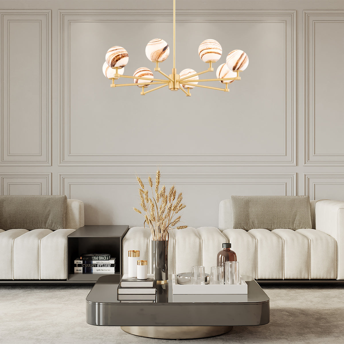 Lustre Aruba 8 lumières