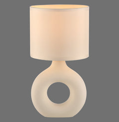 Lampe à poser Carara beige, céramique