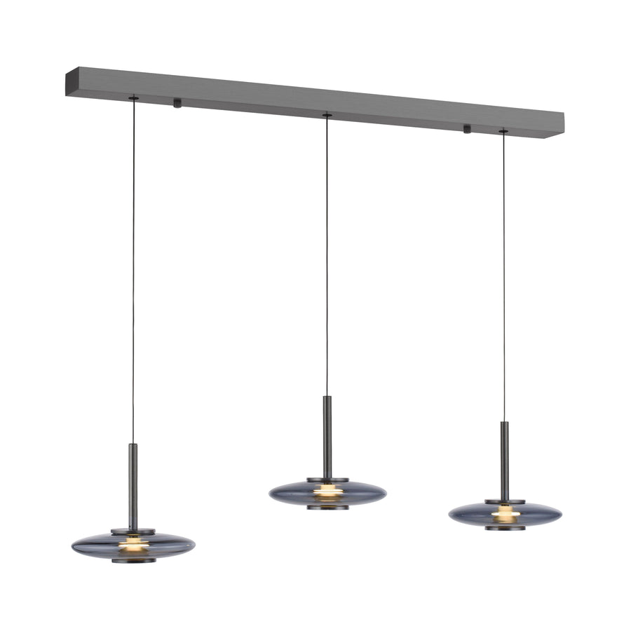 Suspension Pure Vitrum grise, verre