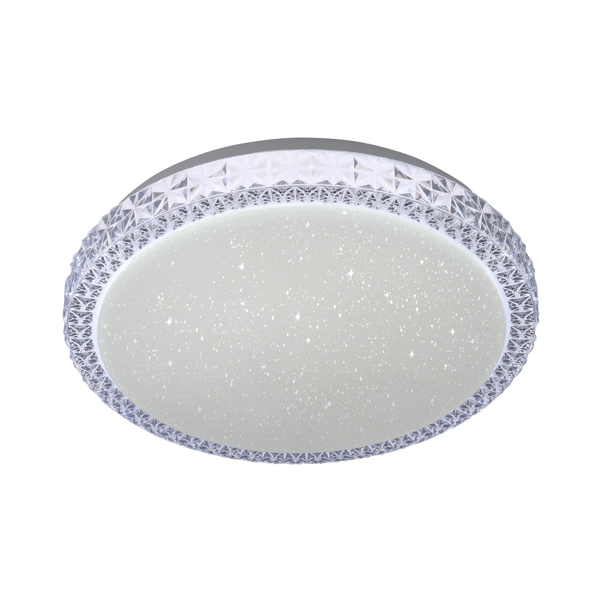 Plafonnier Frida transparent, H 6,7 cm