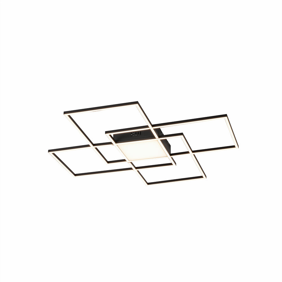 Plafonnier Q-Asmin noir