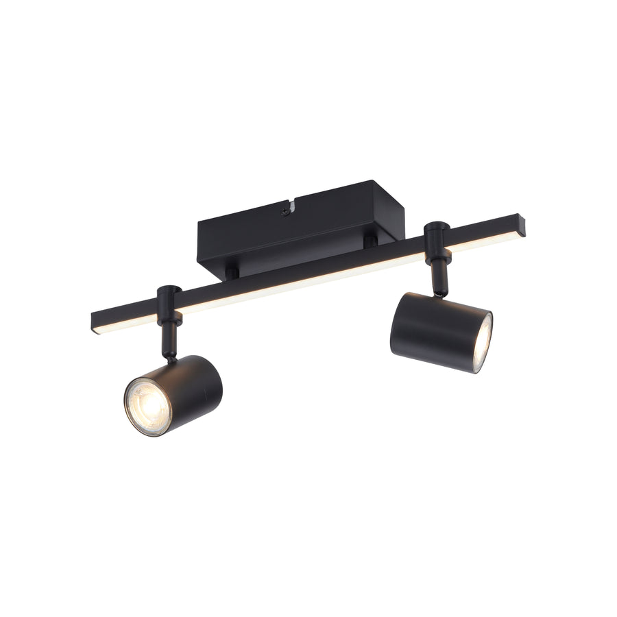 Plafonnier Barik 3 lumières noir