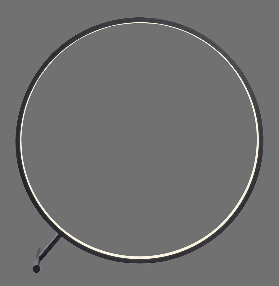 Lampadaire Hula noir, L 25 cm