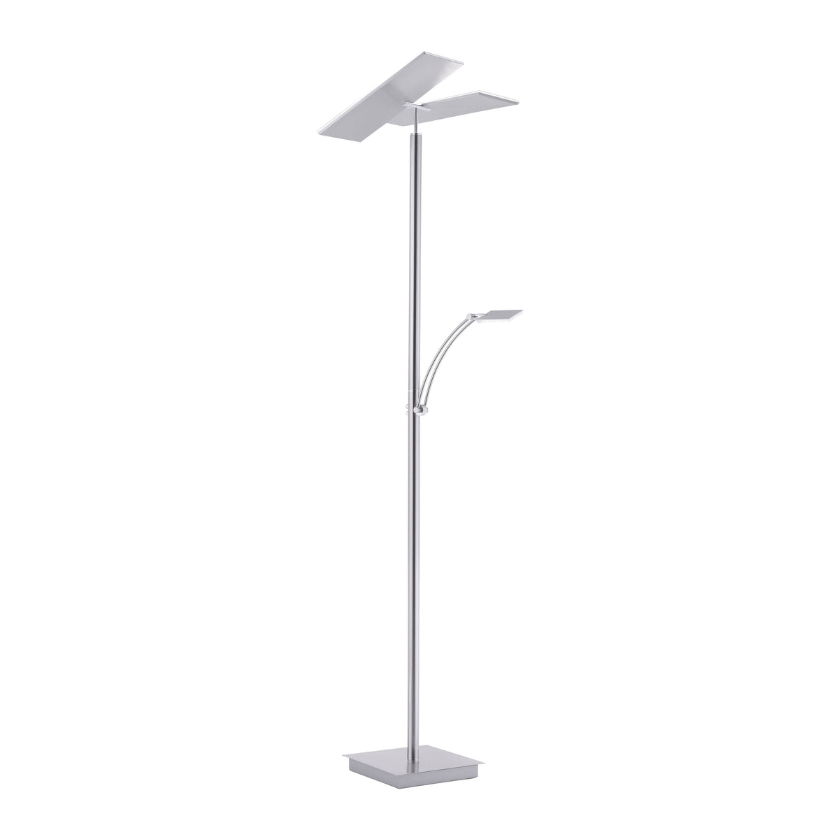 Lampadaire Artur acier, L 43 cm